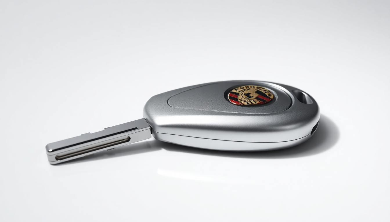 La forme unique des clés Porsche