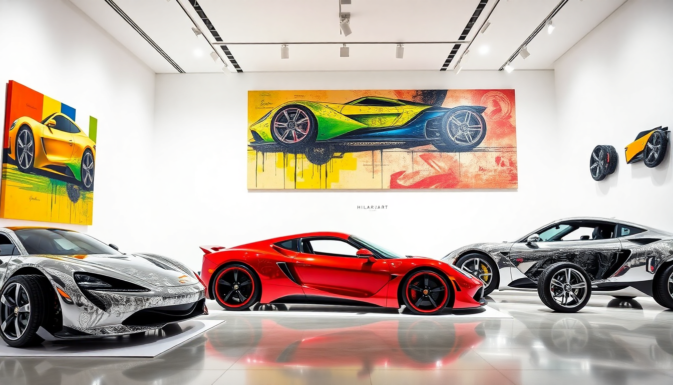 L'art contemporain rencontre l'automobile : Découvrez les œuvres uniques de Hilario'Art