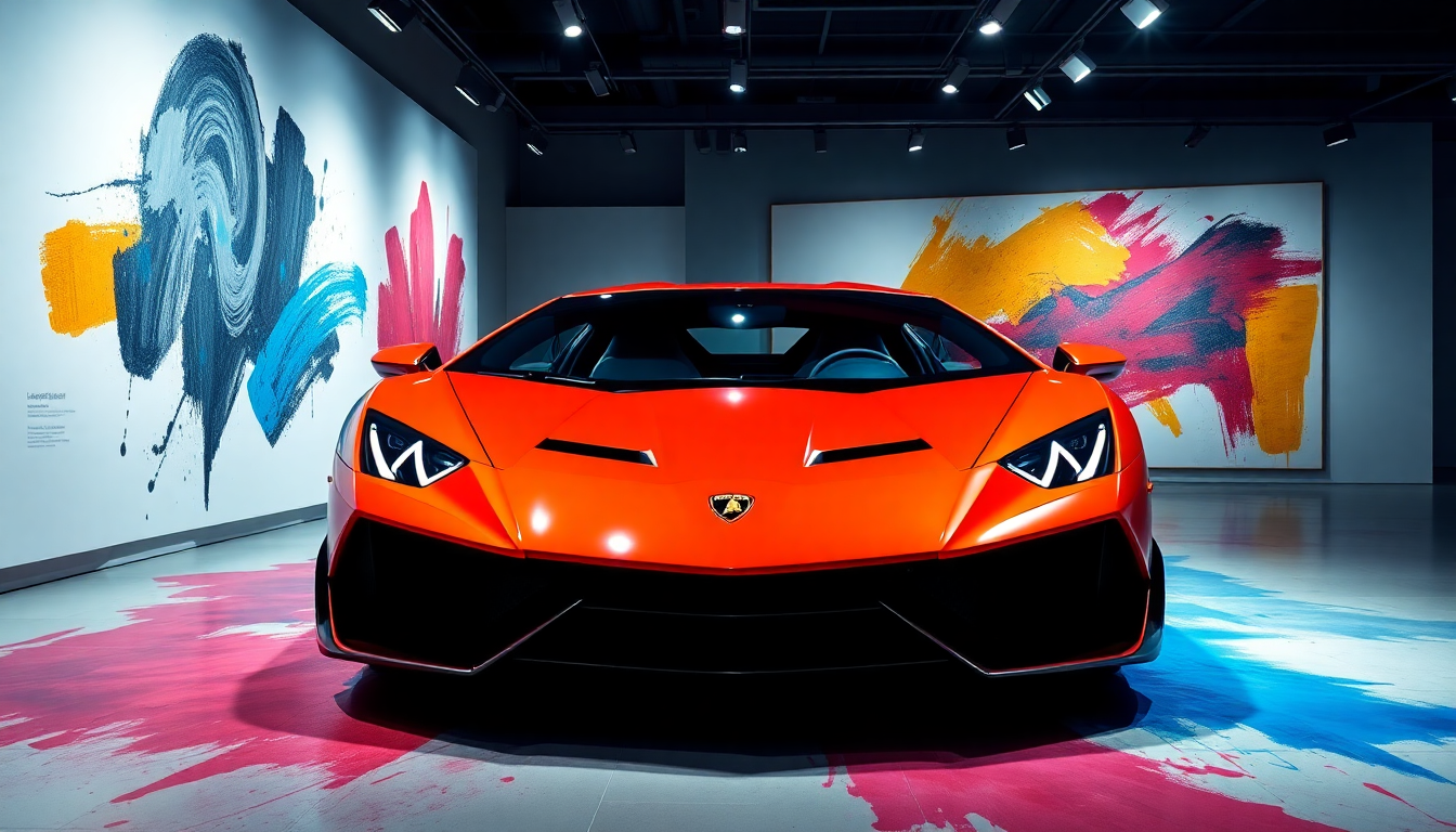 Lamborghini : Découvrez les tableaux uniques de Hilario'Art