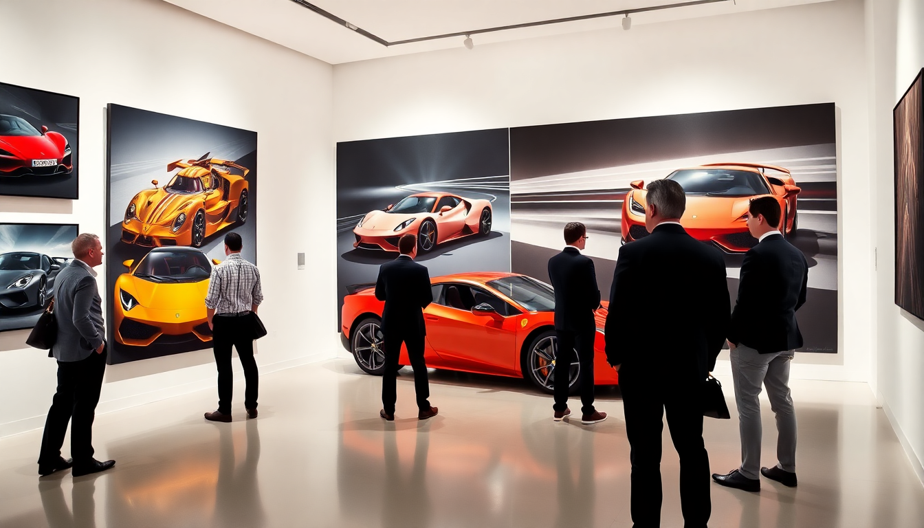 Revving Up Your Art Collection: Why Men Appreciate Ferrari, Porsche, and Lamborghini-Inspired Creations