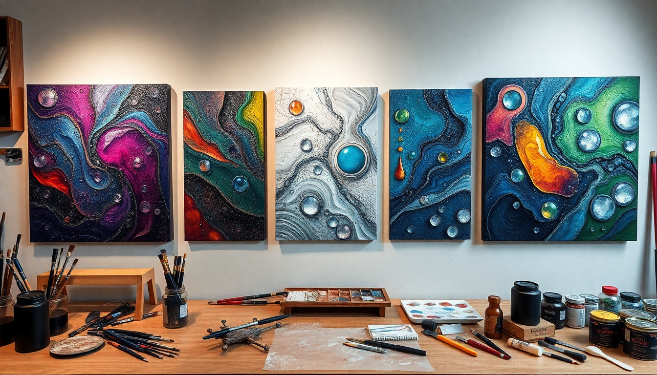 Processus artistique : Top 5 des peintures sur fibre carbone