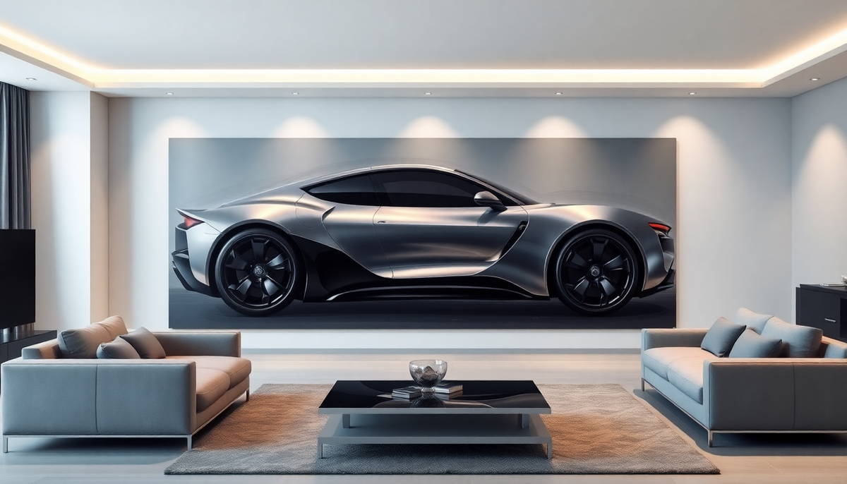 Elevating Luxury Home Décor with Automotive-Inspired Art