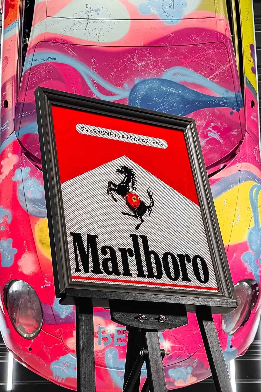 Décoration clé Ferrari F430 Scuderia Marlboro