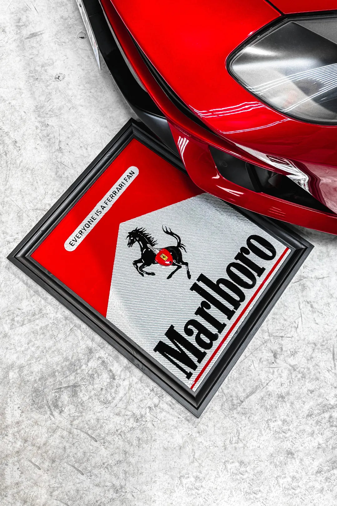 Tableau Marlboro Ferrari - Hilario Art