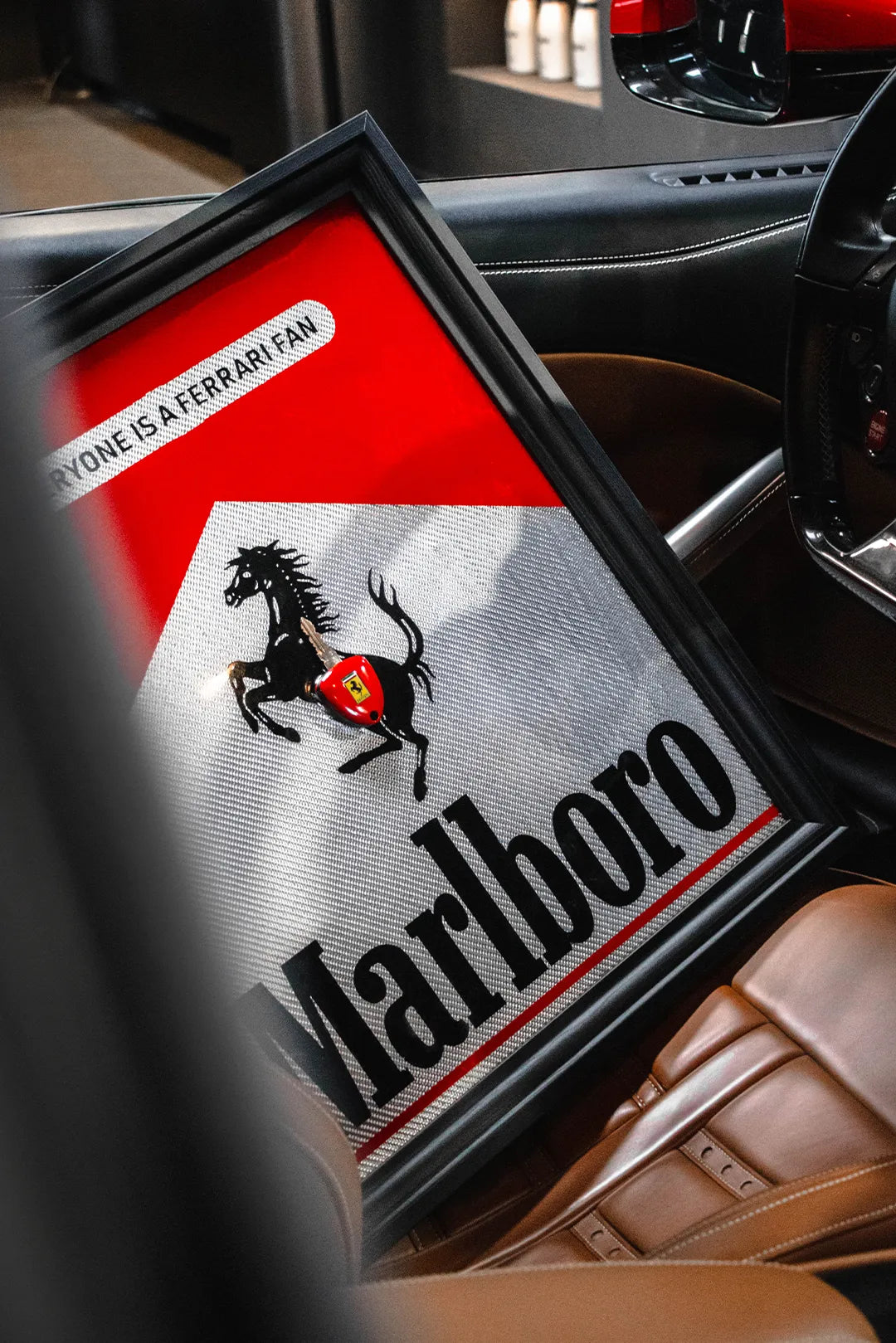 Décoration murale Ferrari F430 Scuderia Marlboro