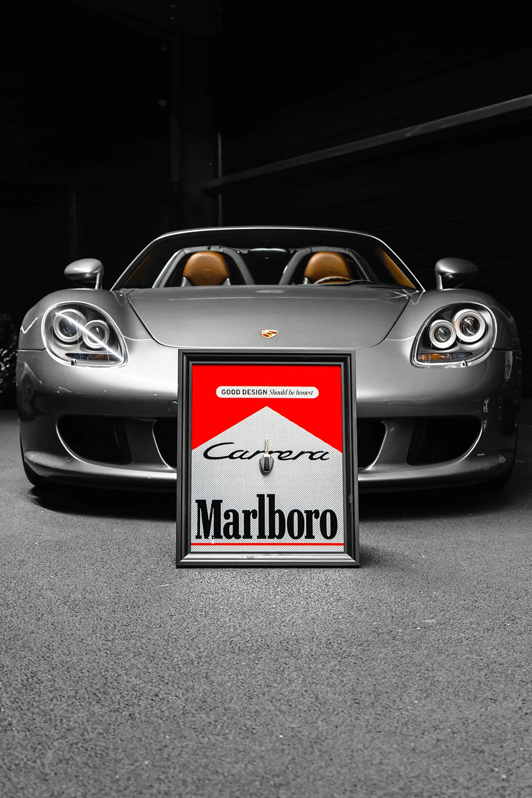 Porsche Carrera GT Marlboro Framed Automobili