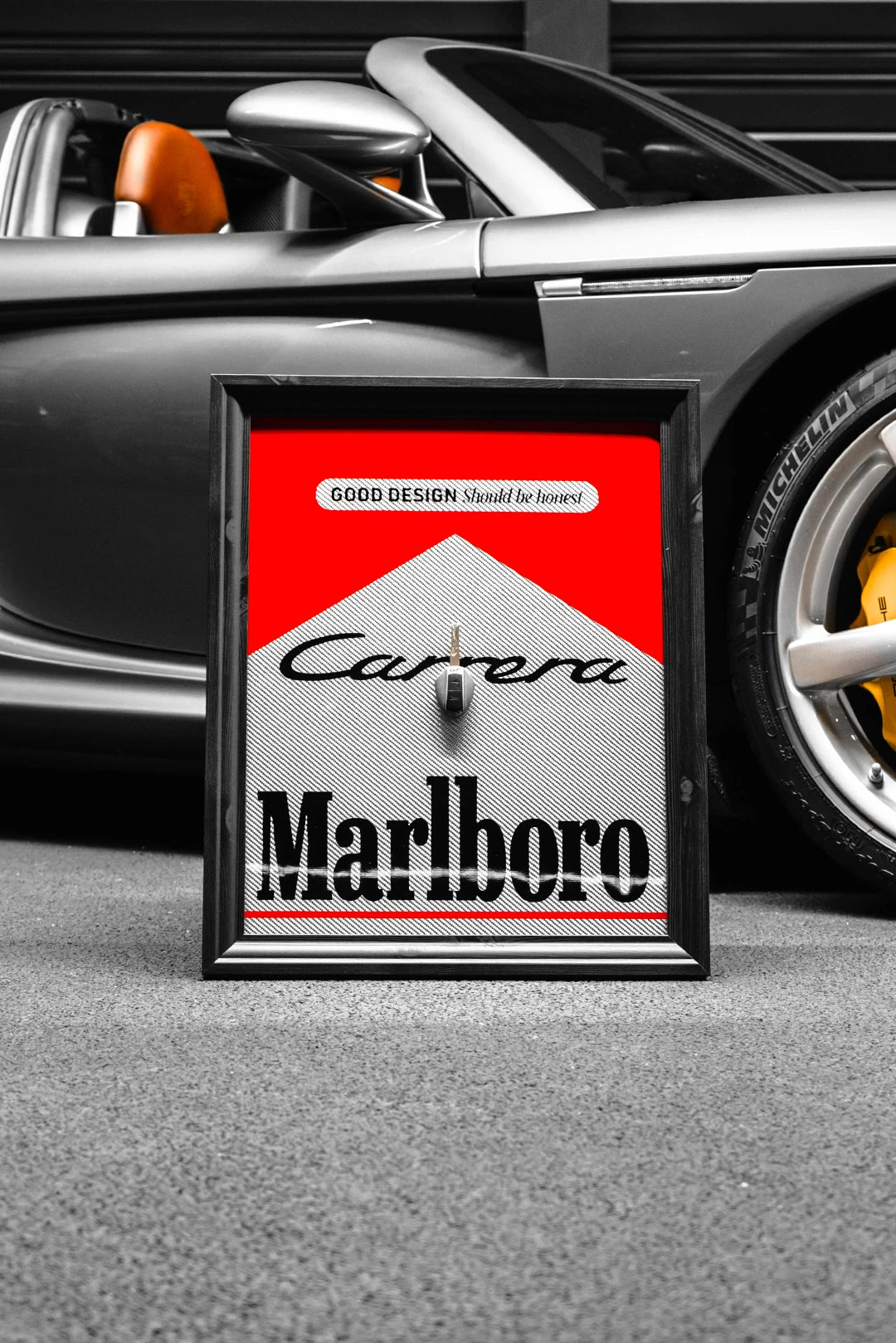 Porsche Carrera GT Marlboro Framed Automobili