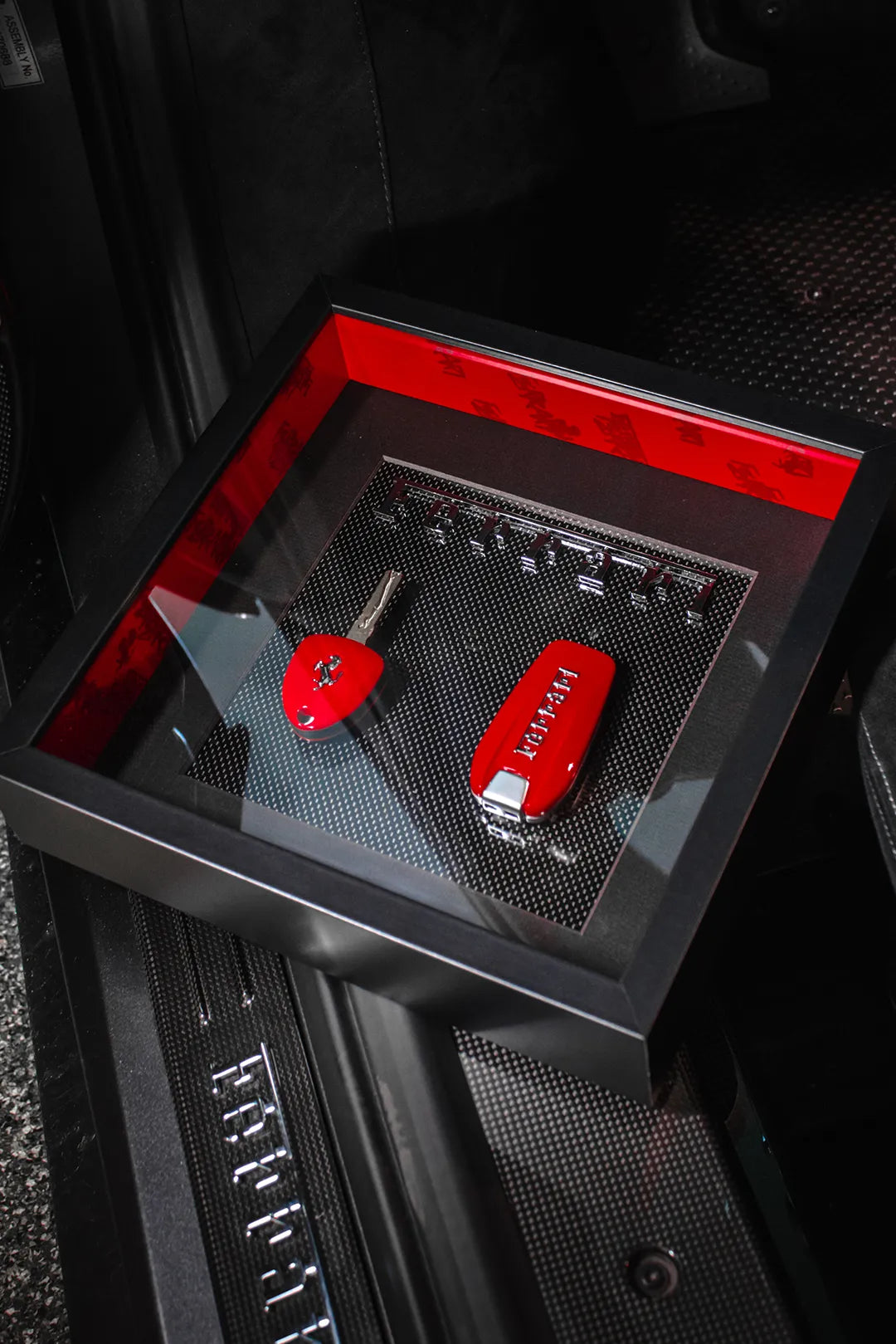 Tableau Ferrari clé - Hilario Art