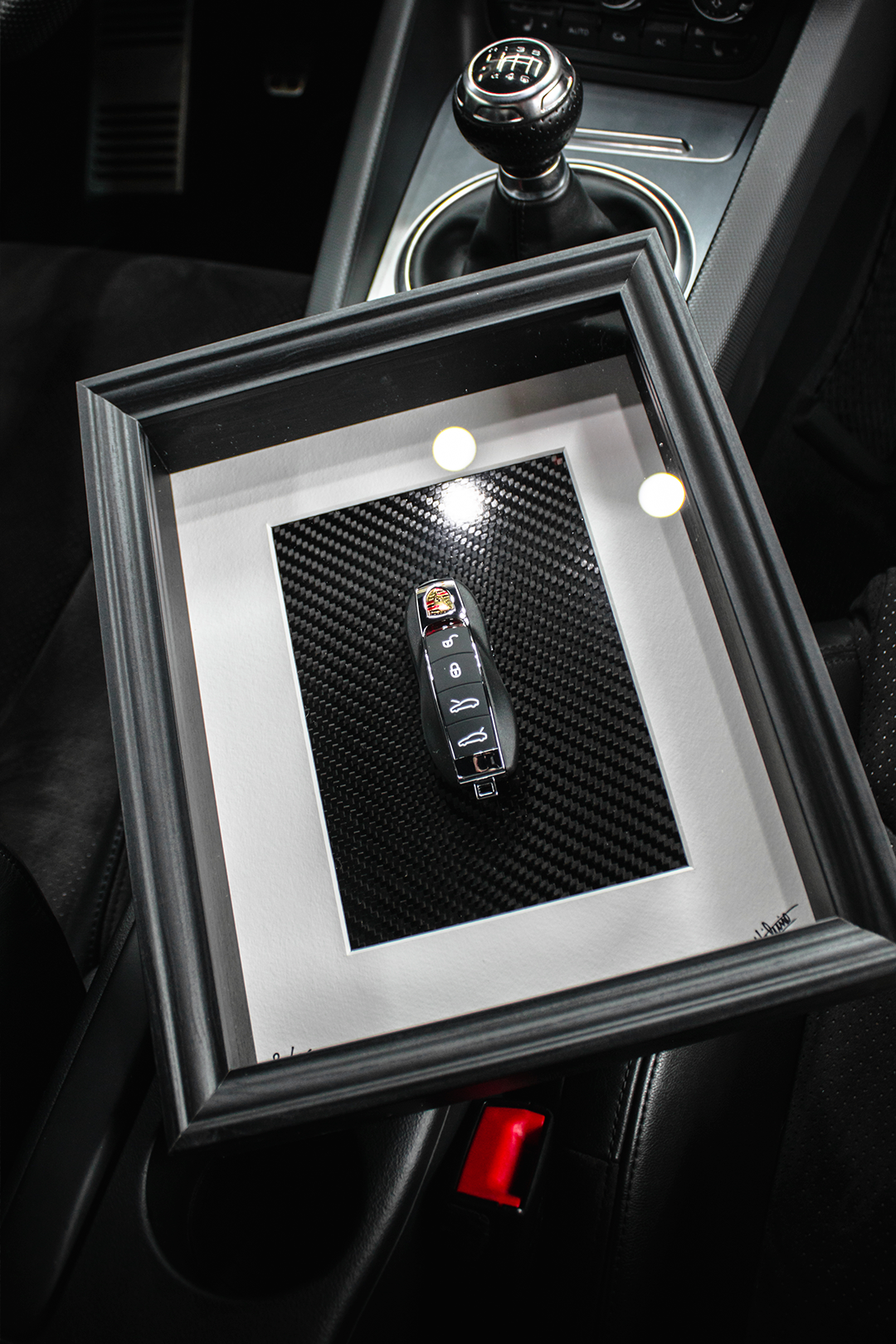 Œuvre clé Porsche GT4 RS encadré - Hilario DE PAIVA