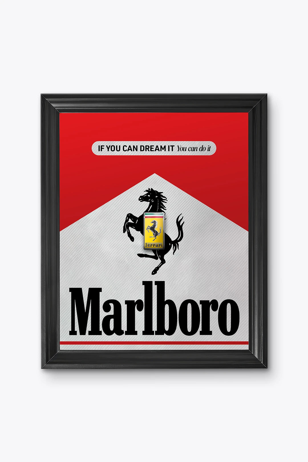 Ferrari 849 Testarossa Marlboro Framed Automobili