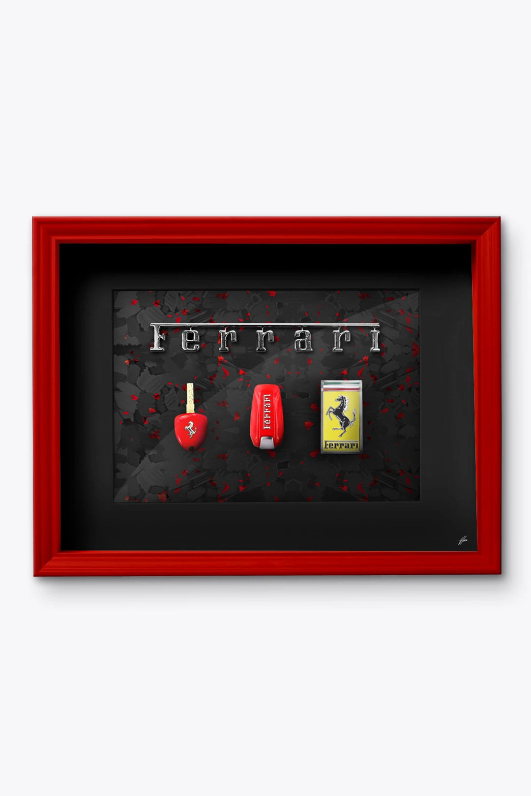 Ferrari 458 Speciale, 488 Pista & SF90 Stradale Framed Automobili