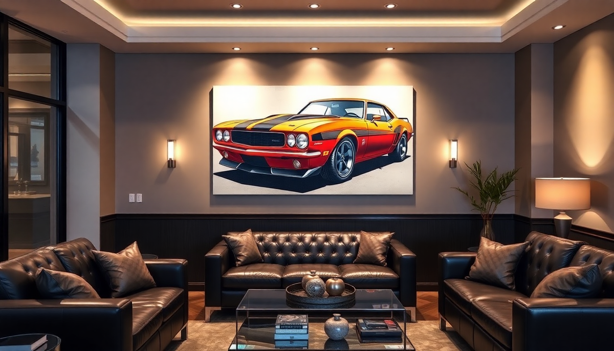 Revving Up Your Gift-Giving: Why Automotive Artwork Is the Perfect Present for Him