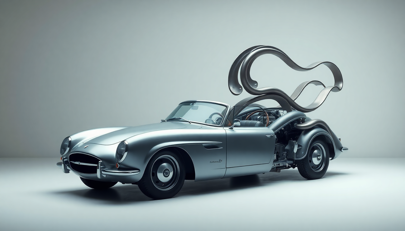 De l'objet mécanique à l'œuvre d'art : la transformation automobile