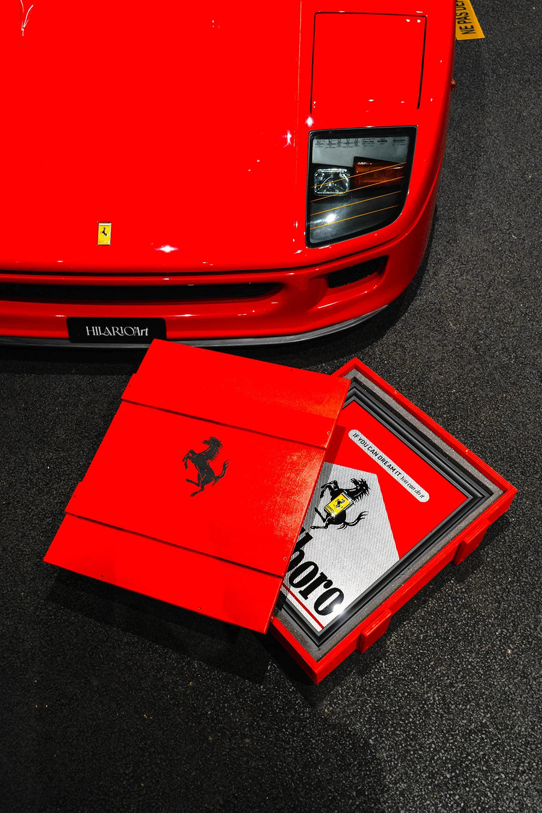 Ferrari 849 Testarossa Marlboro Framed Automobili