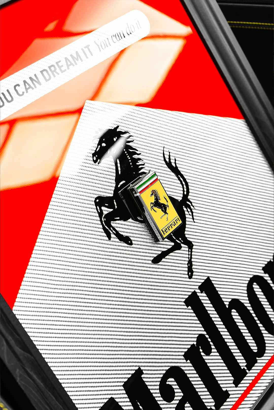 Ferrari 849 Testarossa Marlboro Framed Automobili